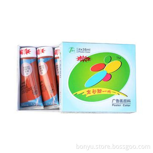 Poster Color, 32ml, Aluminum Tube, Meets USA ASTM D-4236 and EU EN71-3 Standards